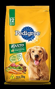 Racao Pedigree Ad Carne e Vegetais 20kg