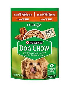 Sache Dog Chow Ad. R. Peq. Mini Carne 100g