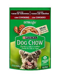 Sache Dog Chow Ad. Todos os Tamanho Cordeiro 100g