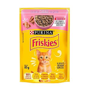 Sache Friskies Filhotes Carne 85g