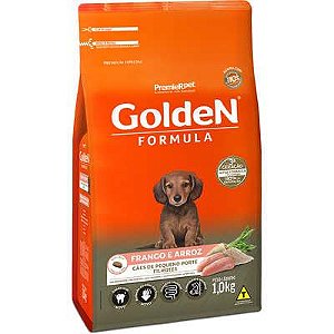 Racao Golden Filhote M.B. Frango e Arroz 1 Kg