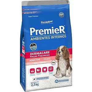 Racao Premier Amb.Int. Ad. Dermacare 2.5 Kg