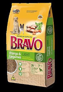 Racao Bravo Ad Frango e Legumes 20kg