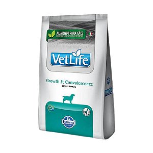 Racao Vet Life Canine Growth Convalescense 2 Kg