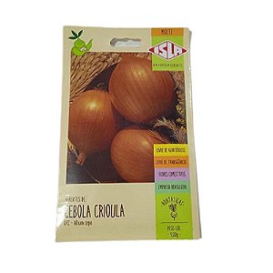 Semente Cebola Crioula 1g