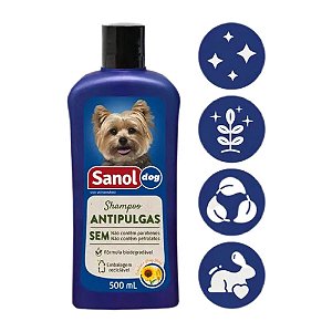 Sanol Dog Shampoo Antipulgas 500 Ml