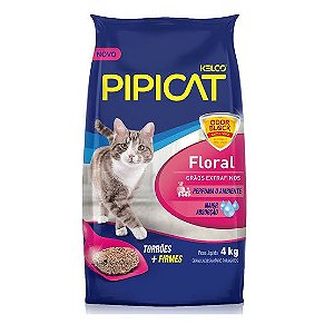 Areia Pipicat Floral 4 Kg