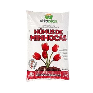 Humus de Minhocas Saco 2kg Nutriplan