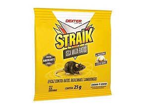Raticida Straik Isca M. Rato 25g
