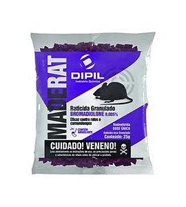 Maderat Raticida Granulado 25 Gr