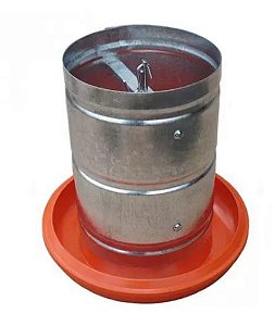 Comedouro Tubular 10 Kg Prato Plastico