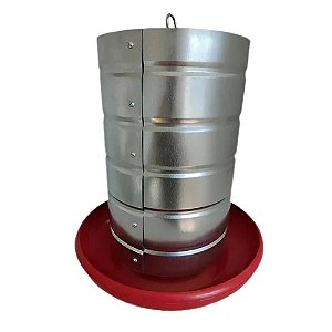 Comedouro Tubular 20 Kg Prato Plastico