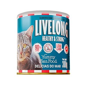 Pate Livelong Gatos Delicias Mar 300g