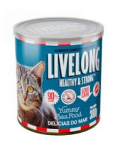 Pate Livelong Gatos Delicias Mar 300g
