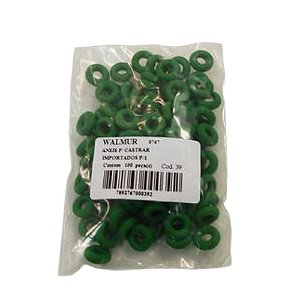 Anel Castracao Imp. Verde C/100 Walmur
