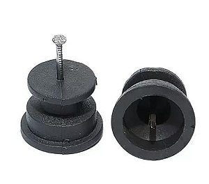 Roldana Isolador 30x30 C/100 (preto) Baspan