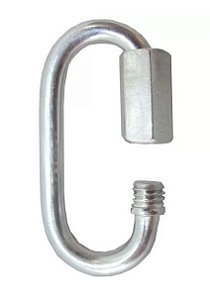 Mosquetao Oval C/rosca 5mm