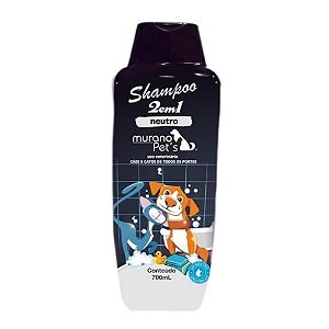Shampoo/condicionador Murano Pets Neutro 700ml