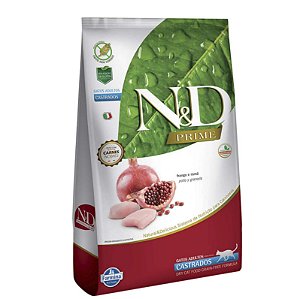 Racao Nd Prime Feline Frango Ad Castrado 400g