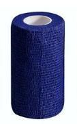 Bandagem Autoadesiva Flexivel Azul Escuro - 4,5 m X 10 Cm