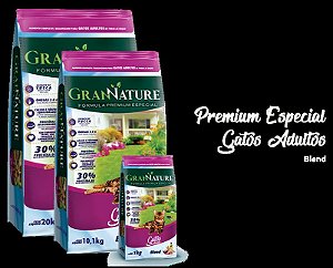 Racao Gran Nature Gatos Ad 20kg