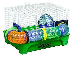 Gaiola Hamster Aventura B-01 Verde -Quatigua