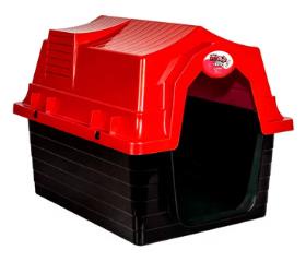 Casinha Pet Au Nr-1 Vermelha Jp2151
