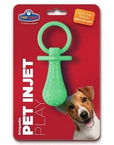 Brinquedo Pet Play Chupeta Verde-Pet Injet