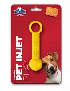 Brinquedo Pet Play Puxador Dedo Amarelo-Pet Injet