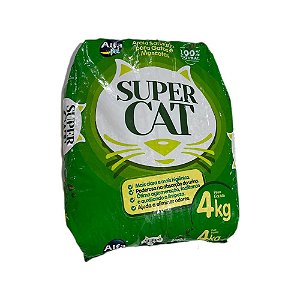 Areia Sanitaria Super Cat 4 Kg