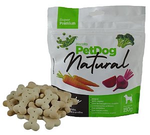 Biscoito Pet Dog Crock Natural Veggie 150g