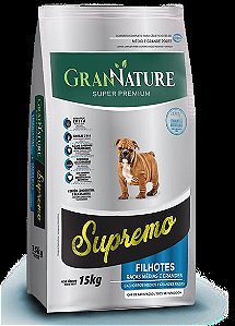 Racao Gran Nature Supremo Filhote M.G. 15kg