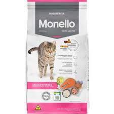 Racao Monello Cat Salmao e Frango 1kg
