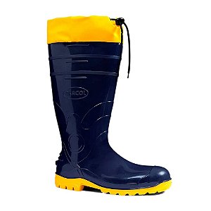 Bota Baspan Nautica Pvc Azul/amar C.Longo N42