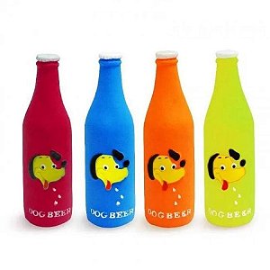 Brinquedo Vinil Dog Beer Garrafa Colors (the