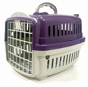 Caixa de Transporte Pata Forte Lilas N3