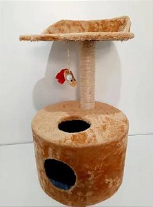 Arranhador Tubo Pata Grande Caramelo