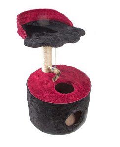 Arranhador Tubo Pata Grande Preto