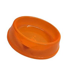 Comedouro Gato Glitter 160ml Laranja