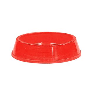 Comedouro Gato Glitter 160ml Vermelho