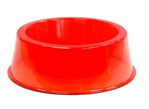 Comedouro Glitter Filhote 300ml Vermelho