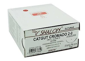 Catgut Cromado No. 2-0 C/ag - Unidade