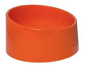 Comedouro Pote P/ Cao Slim Gg Laranja