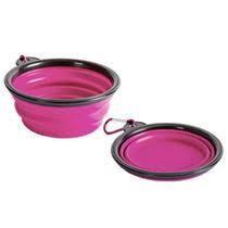 Comedouro Retratil Silicone Rosa (thepet