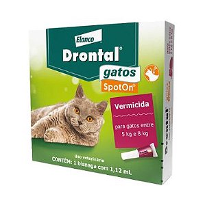 Drontal Spot On Cats 1.12ml 5 a 8kg