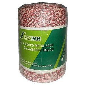 Fio Cerca Eletroplastico Baspan Classico 500 Mt