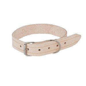 Coleira Couro Natural N.06 - Murano