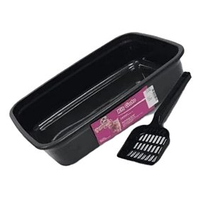 Kit Bandeja Gato Black - Murano