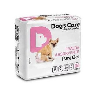Fralda Femea Dogs Care P C/6un