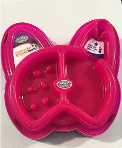 Bebedouro Comedouro 3x1 Dogger  Rosa